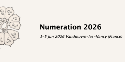 Conférence « Numeration 2026 »