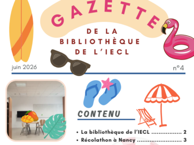 Gazette de la bibliothèque n°4 – juin 2026